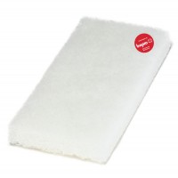 Reinigungspad Maschienenpad 33 cm weiß Polier- Pad 
